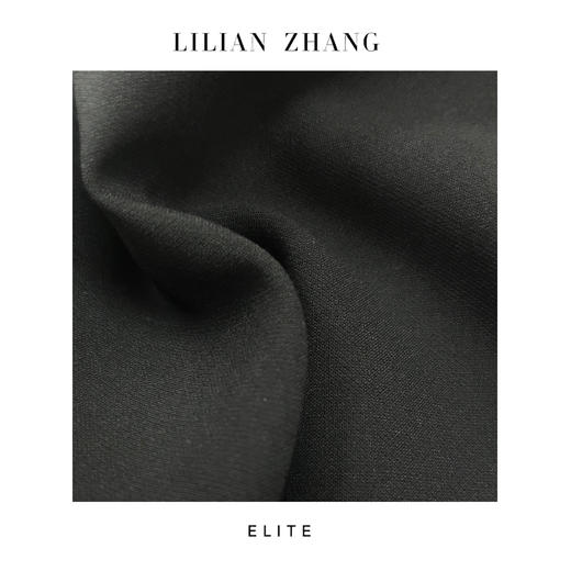 E-定制—「法式复古」Lady挚爱、小黑裙花苞领长袖连衣裙 2401182 商品图1