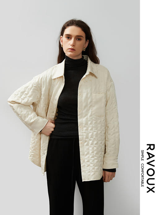 264419916国风夹棉衬衫外套 商品图3