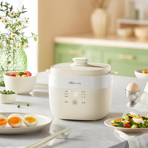 小熊煮蛋器 ZDQ-Q05E3-P01 米黄色 蛋架 商品图8