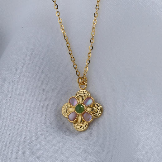 【宏艺珠宝】墨香幽梦·足金项链 商品图0