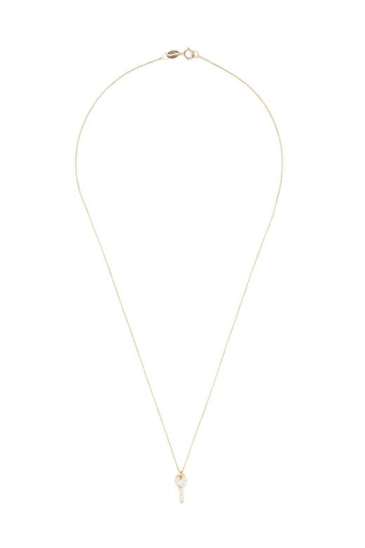 OCTAVIA 钥匙吊坠锆石项链 4924 商品图1