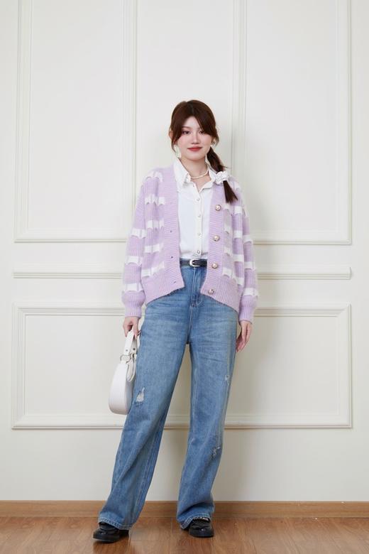 amadella 时尚撞色针织外套 19202 商品图2