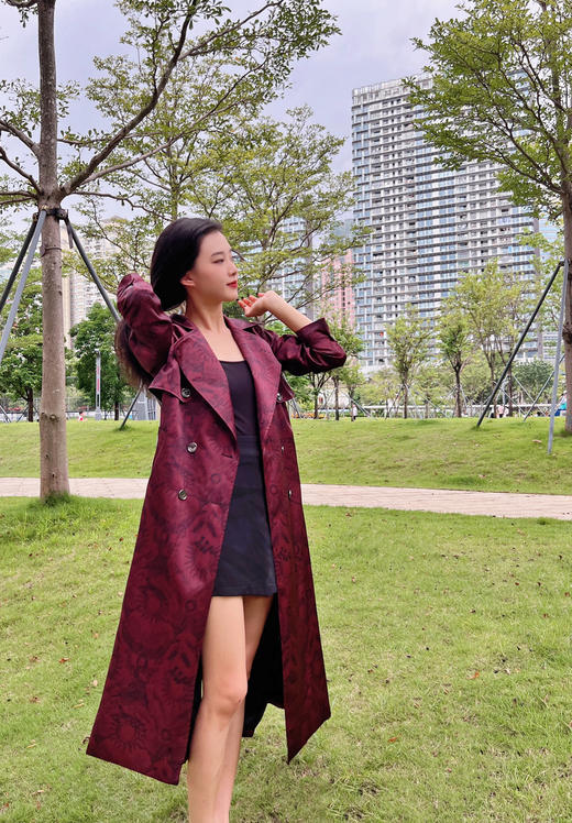 HJ3C08秋冬必备新款风衣~顺圣 商品图5