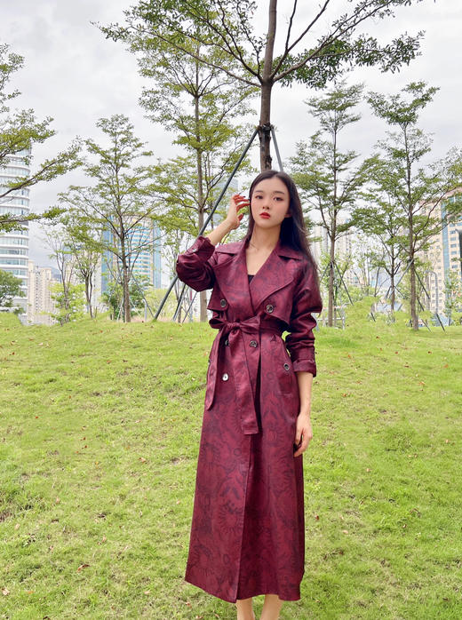 HJ3C08秋冬必备新款风衣~顺圣 商品图3