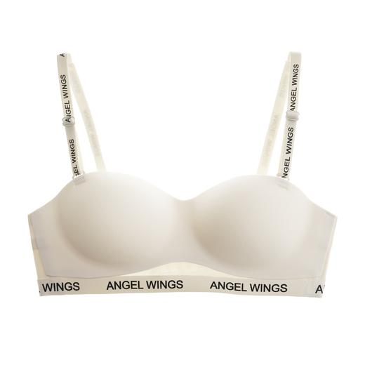 【89/2件】【字母啵啵杯内衣】一衣两穿无钢圈无痕小胸聚拢内衣 收副乳防下垂调整型无痕薄款胸罩 商品图4