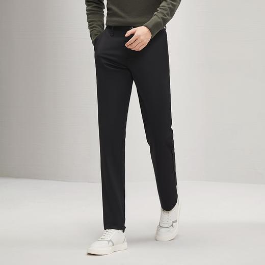 【远红外发热】柒牌休闲长裤男秋冬新款商务百搭保暖舒适直筒男裤	127H72680 商品图1