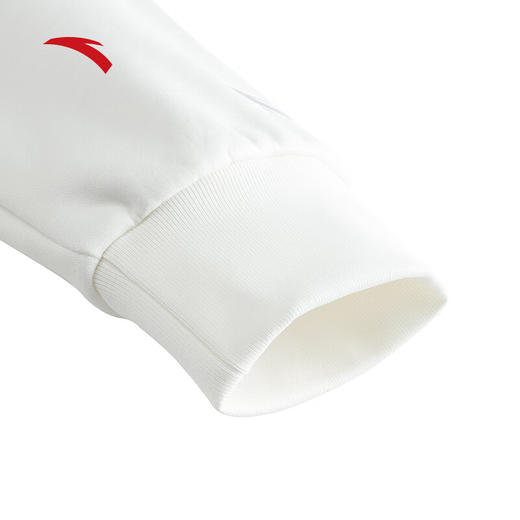 安踏加绒连帽卫衣男冬季新款字母印花休闲长袖运动上衣152448731N 商品图5