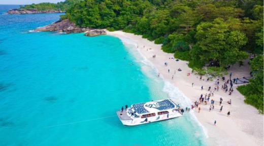 泰国普吉蓝鲸号 LOVE双体快船斯米兰一日游【中文导游|浮潜|往返接送】 商品图0