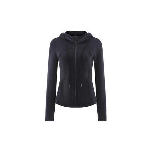 【大牌品质】奥地利兰精莫代尔女士外套开衫 中空连帽长袖休闲上衣 商品图4