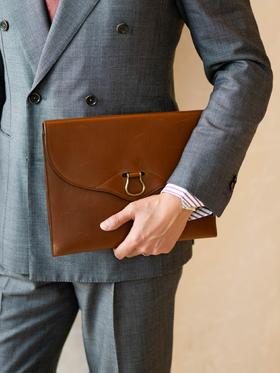 Saic 公文包 干邑色