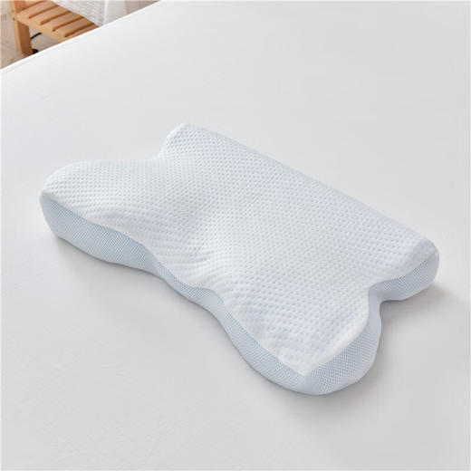 阿基里斯（Achilles）阿基里斯 TPE蝶形枕 亲肤可水洗黑科技透气记忆高低长枕 加大版 商品图7
