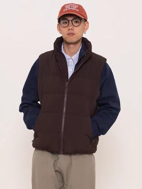 LIVINGTOWN/LT高密盐缩尼龙三防羽绒背心