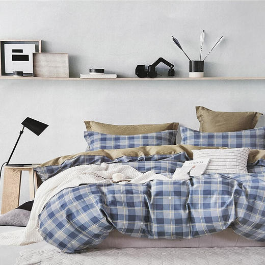 皮尔特保罗  全棉四件套-海蓝  PPLS-2331 商品图0