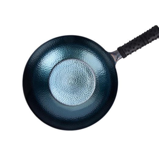 【为中国好味道而生】手工锻造章丘铁锅鱼鳞纹炒锅煎锅平底 不粘锅 匠心传承千锤百炼 商品图6