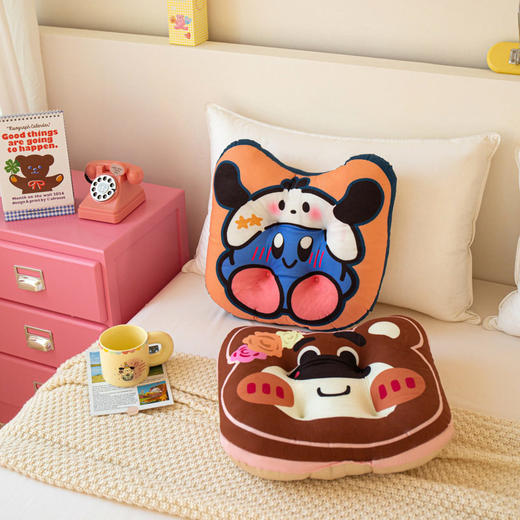 坐垫儿童可爱办公室卡通库洛学生加厚玉桂椅子垫加厚软防滑蒲团垫 商品图2