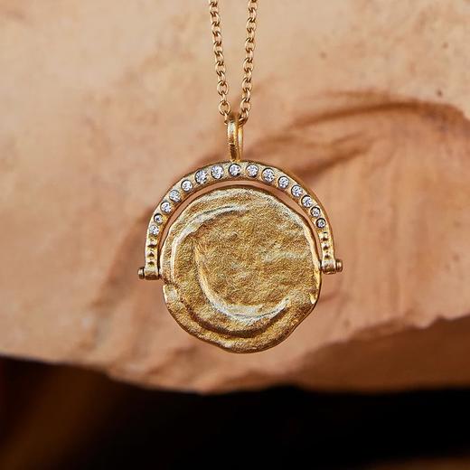 北京仓｜Agapee-Sirius-天狼星 旋转 锆石 吊坠项链［法国设计师］ 商品图4