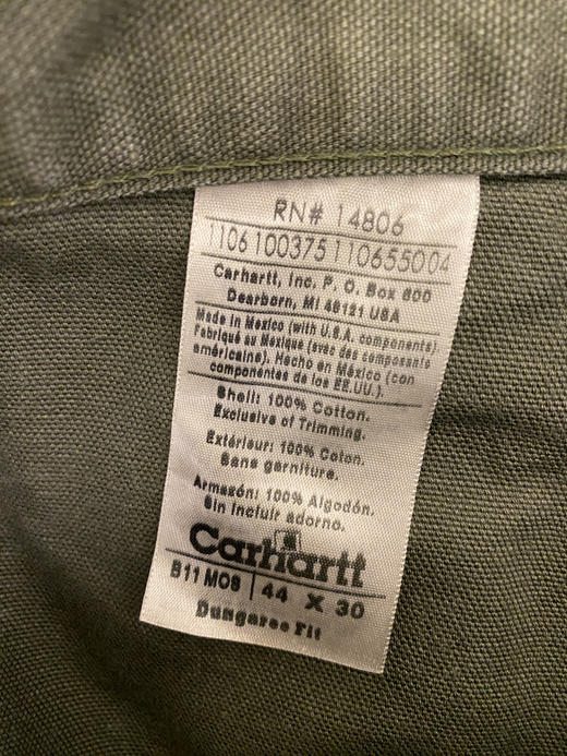 Carhartt 卡哈特 工装长裤（44”） （112 cm）_WLP(6) 商品图2