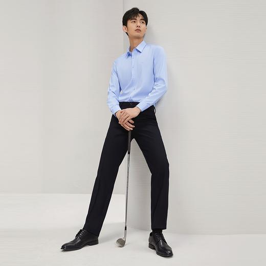 柒牌男装西裤男士2025秋季新款商务休闲中青年直筒中腰西装长裤子	127H71780 商品图3