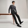 【针织弹力】柒牌直筒西裤男2025秋冬厚款商务百搭含羊毛西装长裤	127H71930 商品缩略图3