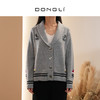 DONGLI&张继成 联名款 女士春秋针织青果领羊绒开衫刺绣宽松简约 220428 商品缩略图4