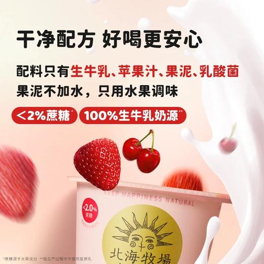 【直供】北海牧场小果泥双口味组合低温酸奶 商品图1