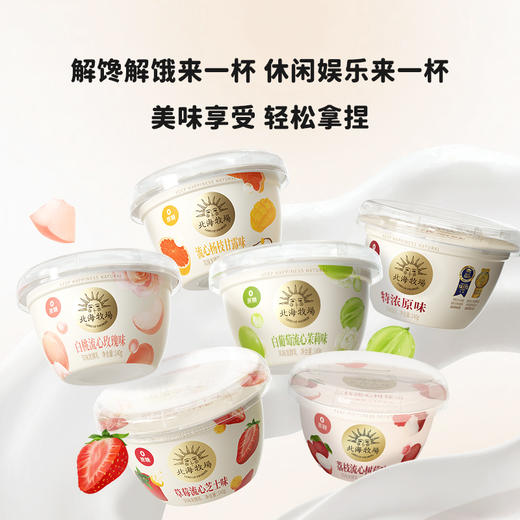 【直供】北海牧场宝石碗系列风味发酵乳系列12杯 商品图1