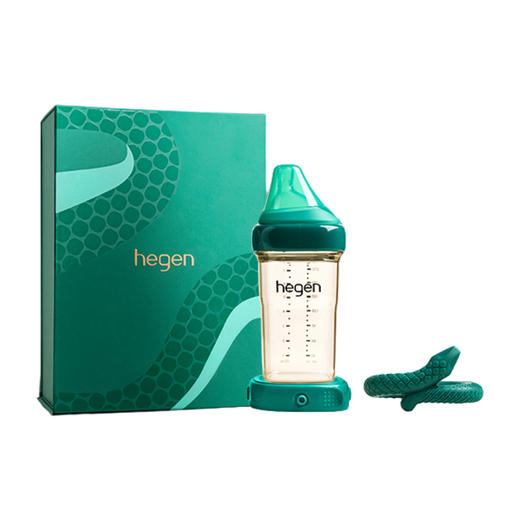 【积分兑换】Hegen海格恩奶瓶婴儿新生240ml蛇年纪念礼盒奶嘴PPSU奶瓶防胀气 商品图0