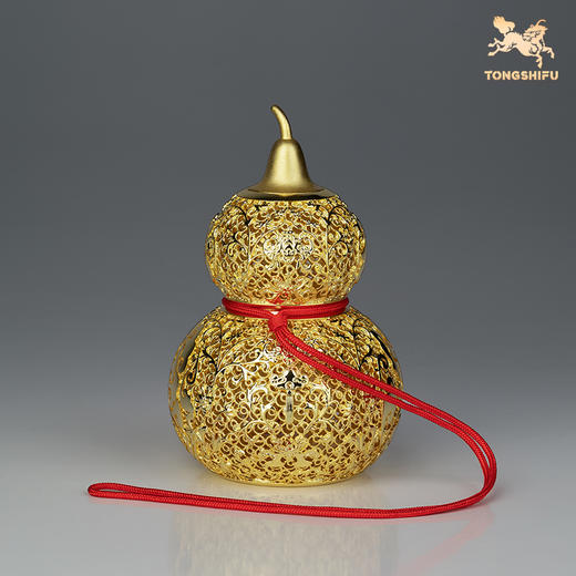 铜师傅《福禄香囊》客厅桌面花丝铜葫芦香薰摆件 装饰品 节日礼物 商品图3