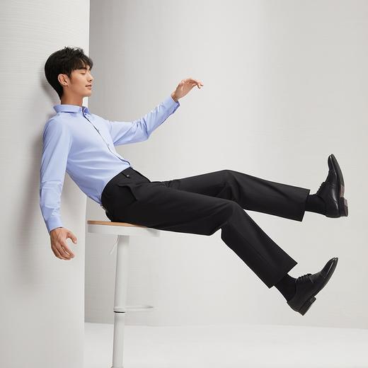 【复合加绒】柒牌西裤男正装2025秋冬新品厚款商务直筒西装长裤子	127H71830 商品图3