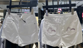 EVISU 女 短裤 2ESGNW3SH206HWBWHT