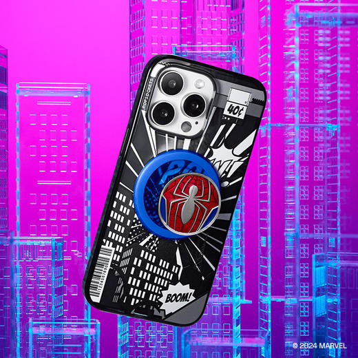 【蜘蛛侠·平行宇宙】MAGSAFE磁吸手机气囊支架 Round圆啪嗒系列 彼得帕克战衣·MagSafe圆啪嗒 商品图3