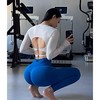 跃牌【小甜心】系列 露背镂空性感带胸垫瑜伽运动长袖T恤女9068 商品缩略图1