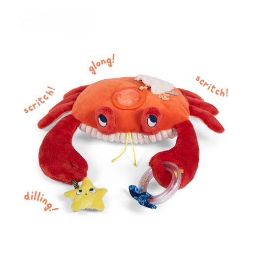 Moulin Roty 俏皮章鱼保利 多功能/启蒙玩偶 适合0岁以上 附挂件小玩偶 内置手摇铃 保利的冒险之旅系列 法国品牌-676078 商品图4