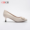 CHCH平衡鞋牛漆皮百搭高跟鞋气质通勤CN1B5222 商品缩略图2