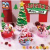 【纯粘土手工制作，圣诞节旋转音乐盒】圣诞节小礼物粘土创意，锻炼思考能力锻炼亲子感情，幼儿园圣诞节音乐盒手工diy制作装饰QQ新年礼盒年货礼盒 商品缩略图0