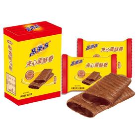 高乐高 可可味夹心蛋酥卷 120g/盒