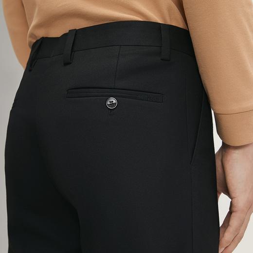 【犀牛褶】柒牌西裤男正装2025秋冬新款商务通勤上班男士直筒长裤	127H71650 商品图2