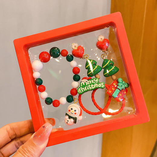 热卖中【圣诞专属礼物！儿童圣诞手链套装】圣诞节儿童手链纯手工炫彩手串派对装扮百搭首饰圣诞礼物。ry 商品图10