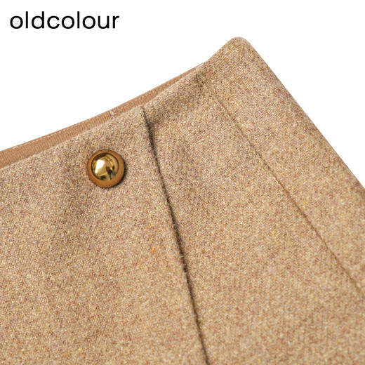oldcolour冬季新款复古简约时尚气质百搭高级感半身裙女P450601A1 商品图2
