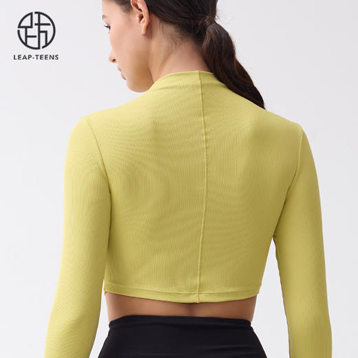 跃牌【小甜心】系列 瑜伽服女紧身运动长袖T恤9057 商品图6