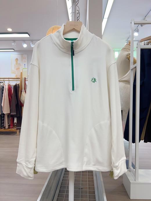 松植屋半拉链户外保暖长袖卫衣半高领打底衫男女同款2024秋冬新款 商品图3