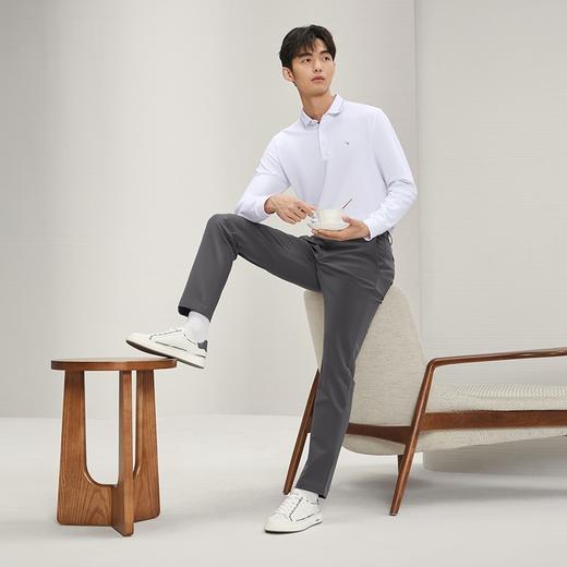 【锦氨弹力】柒牌男装休闲裤男2024秋冬新款商务百搭修身直筒长裤	127H72110 商品图2