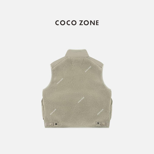 COCO ZONE 秋冬小香风立领设计感保暖女士马夹CC1D2587 商品图1