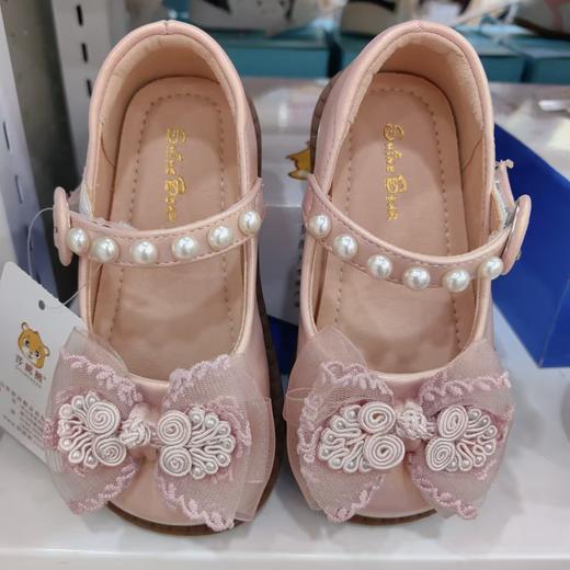 莎妮熊24AU小童皮鞋D24595（粉色/米色） 商品图3
