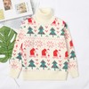 【高领设计，不怕冬天寒冷】巴拉女童加厚套头毛衣 冬装新款 儿童洋气保暖高领 圣诞针织上衣-QQ 商品缩略图4