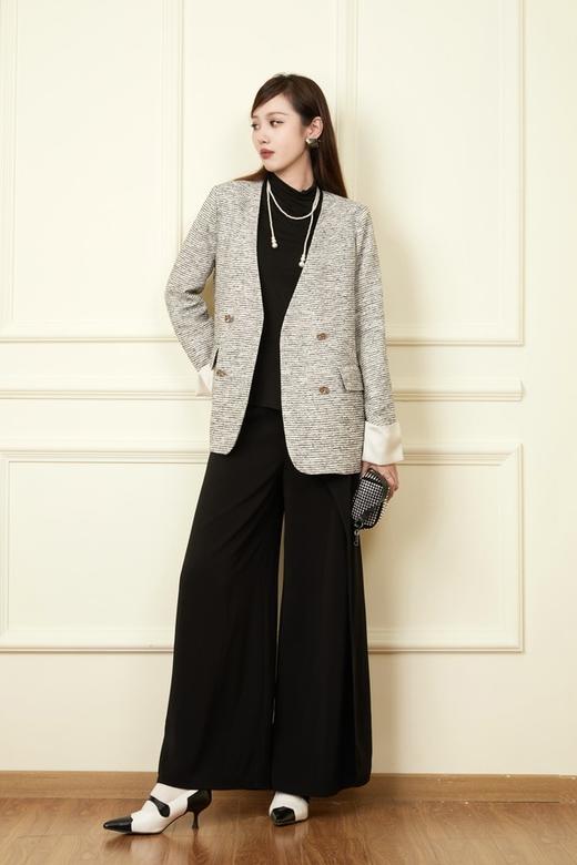 Le Malene 小香风袖口撞色外套 19268 商品图4