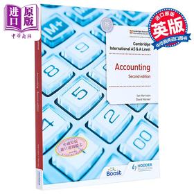 【中商原版】Cambridge International AS and A Level Accounting Second Edition 剑桥国际AS Alevel会计学学生用书 第2版
