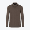 柒牌男士可翻高领毛衣2024秋冬新款时尚休闲中青年保暖打底羊毛衫	127Y70130 商品缩略图1