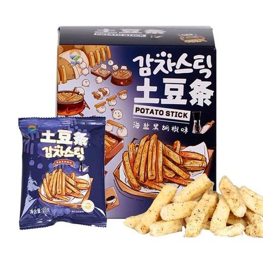 九日 海盐黑胡椒味土豆条 80g/盒 商品图1