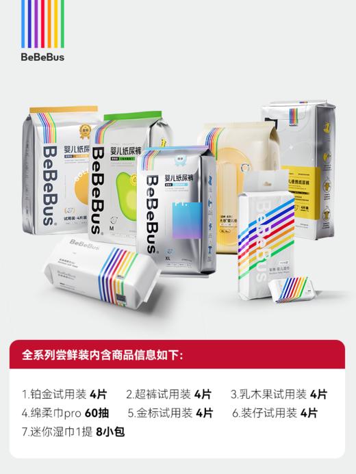 BeBeBus尿裤尝鲜装Pro-FX 商品图1